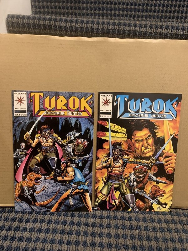 1993 TUROK THE DINOSAUR HUNTER Comics, Modern, Valiant #1 to 16 (C929)