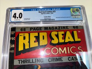 Red Seal Comics (1947) # 22 (CGC 4.0) Canadian Version • Census=1 Highest Graded