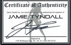 Dejah Thoris VS. John Carter 2 Tyndall Lim/150 Blood Wrap Cover Signed/Cert   NM