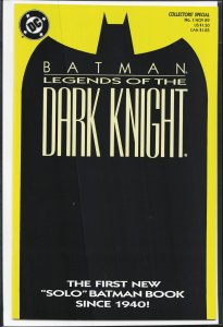 Legends of the Dark Knight #1 (1989) Batman
