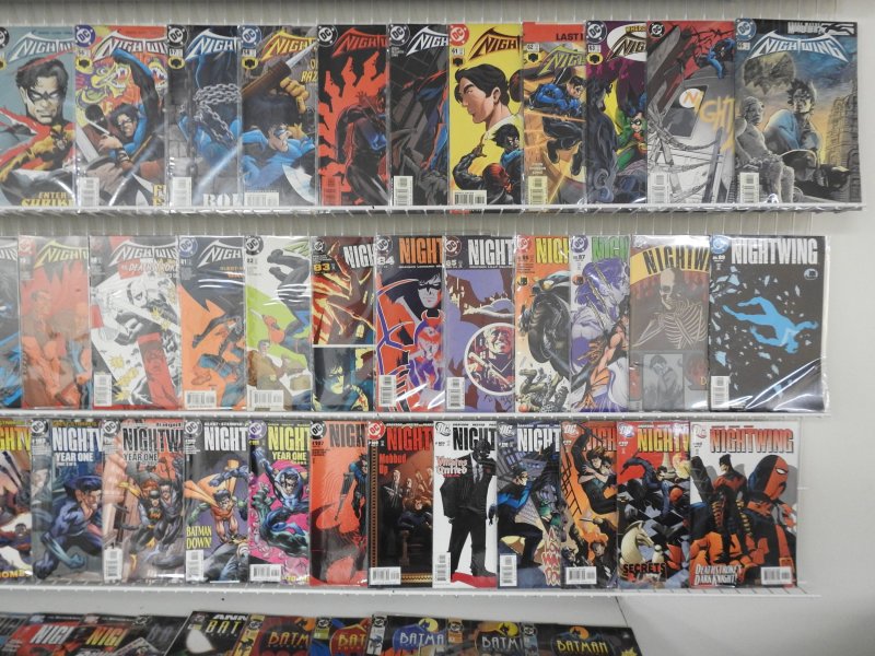 Huge Lot of 190 Comics W/ Batman and Nightwing! Avg. VF Condition!