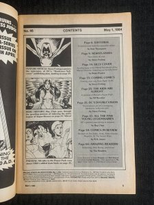 1984 AMAZING HEROES Comic Magazine #46 VG+ 4.5 Power Pack