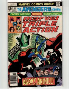 Marvel Triple Action #38 (1977) The Avengers