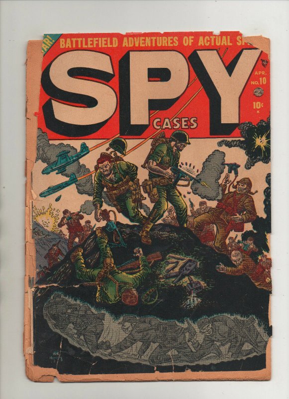 Spy Cases #10 - Battlefield Adventures - (Grade 1.0) 1952