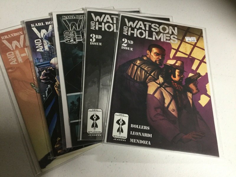 Watson And Holmes 2-6 Nm Near Mint Lot A New Paradigm Studios