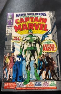 Marvel Super-Heroes #12 (1967)first solo iconic book tape pull front/rippling