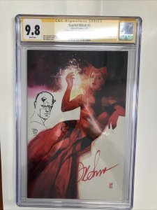 Scarlet Witch (2023) # 2 (CGC 9.8 SS) Signed & Sketch Alex Maleev * Census = 1