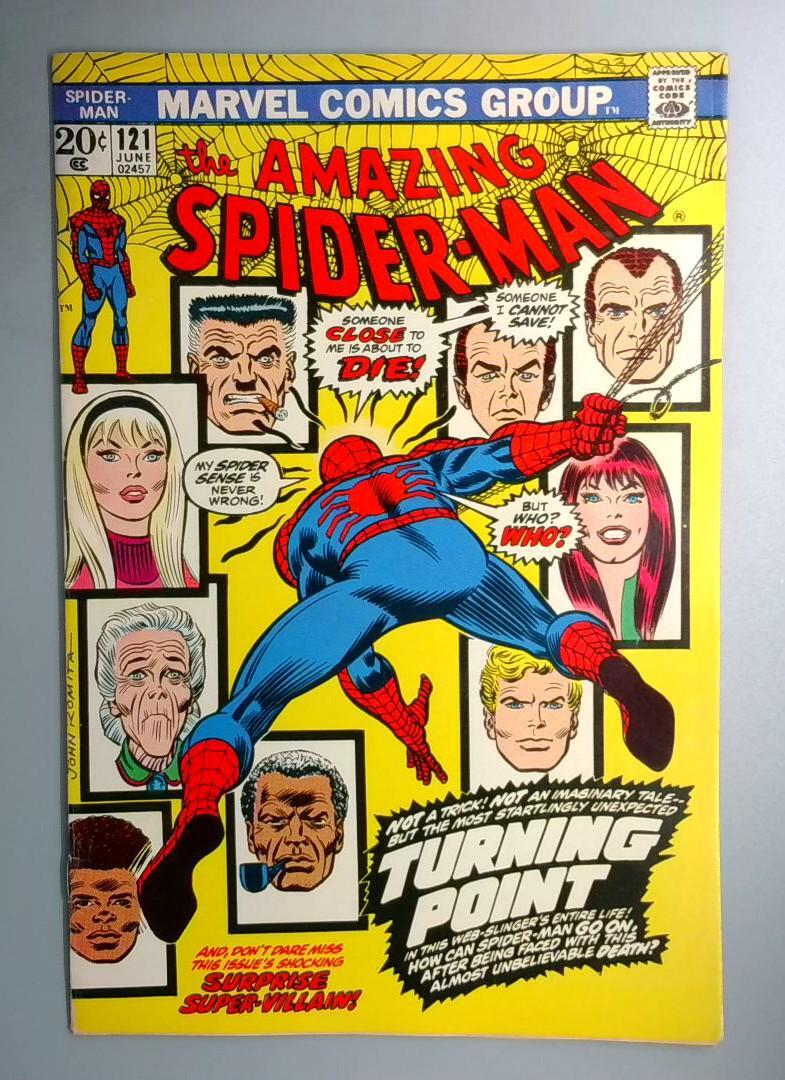 Amazing Spider-Man #121 VG/FN Death of Gwen Stacy Marvel 1973