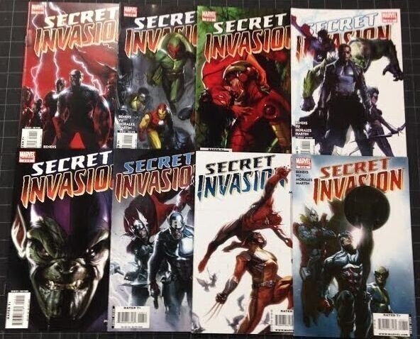 Secret Invasion (2008) Lot of 38 Books X-Men Spider-Man Inhumans Fantastic Four