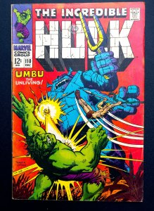 The Incredible Hulk #110 (1968) VG