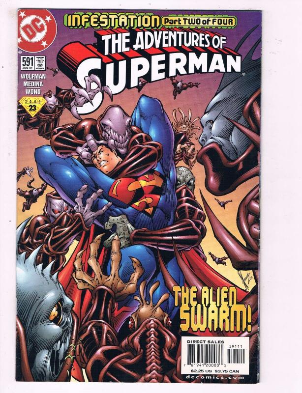 The Adventures Of Superman #591 VF DC Comics Comic Book 2000 DE11