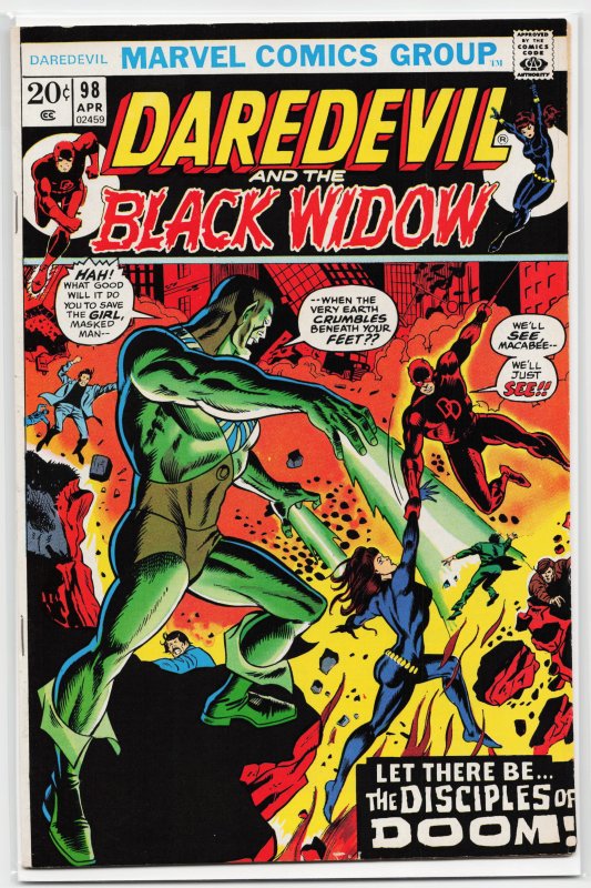 Daredevil #98 (1973) Black Widow