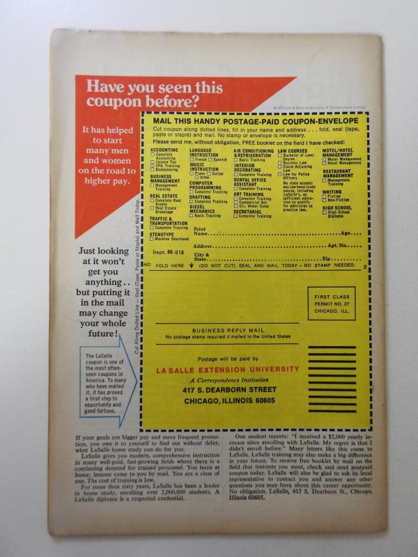 The Incredible Hulk #162 (1973) VG Condition centerfold detached bottom staple