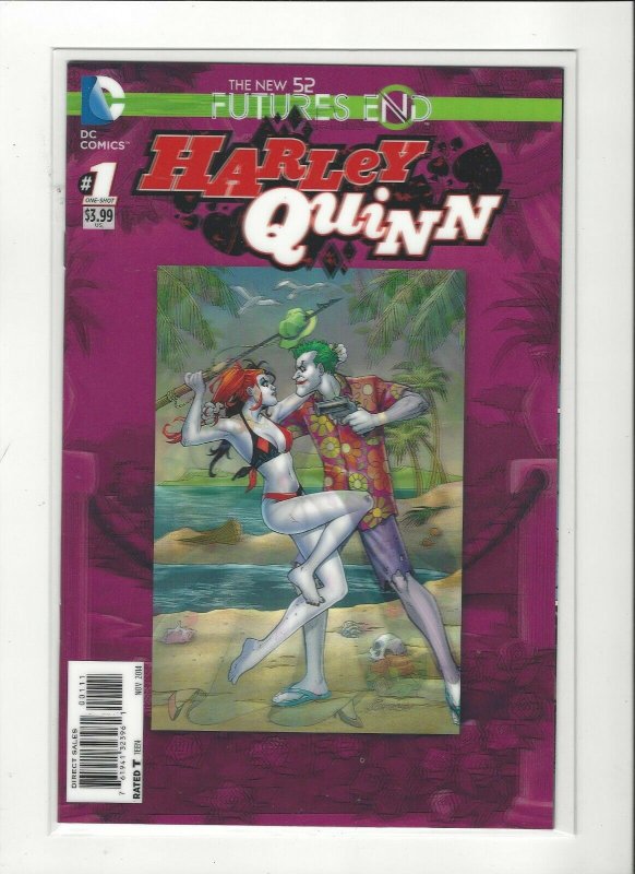 Harley Quinn #1 Futures End Joker Lenticular 3-D  Cover  DC Comics NM/M