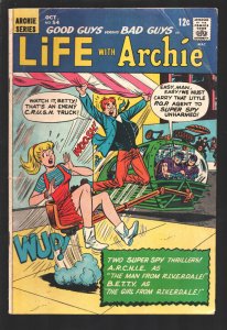 Life With Archie #45 1965-Archie as Man From R.I.V.E.R.D.A.L.E-Girl From R.I....