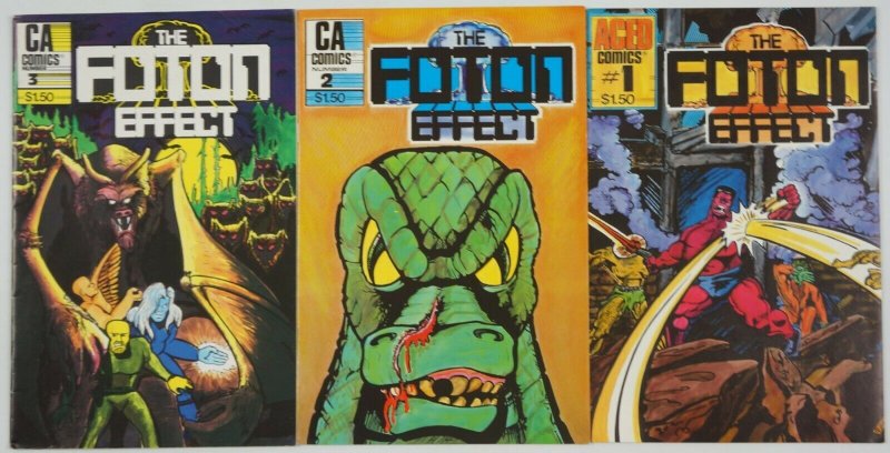 the Foton Effect #1-3 VF/NM complete series - aced comics - CA comics set lot 2