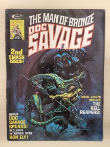 DOC SAVAGE Magazine #2 OCT 1975 (5.0/5.5) Ken Barr Cover / Wolfman