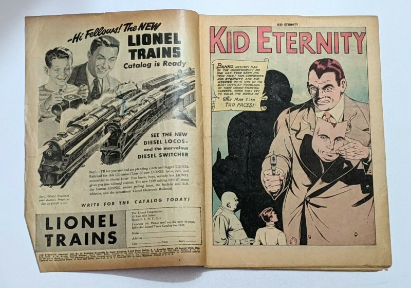 Kid Eternity #18 (Nov 1949, Quality) Good 2.0 Last issue 