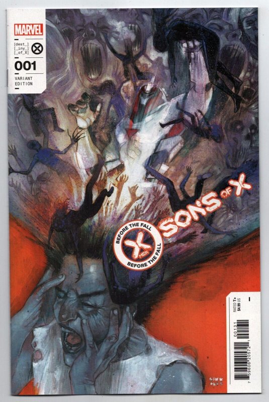 X-Men Before The Fall Sons Of X #1 Martin Simmonds Variant (Marvel, 2023) NM