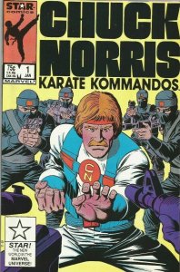 Chuck Norris #1 Karate Kommandos Star/Marvel Comics Jan 1987 (VGFN Water Damage)