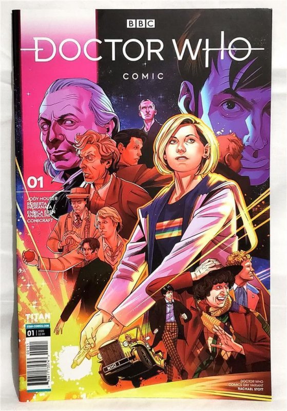 DOCTOR WHO Comic #1 Rachael Stott Comics Day Variant Cover (Titan 2020) 793611735743