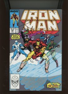 (1989) Iron Man #240: COPPER AGE! GHOST RIGHTER! (9.2 OB)