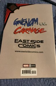 GWENOM VS CARNAGE #1 INHYUK LEE Second Printing VIRGIN Exclusive Mary jane