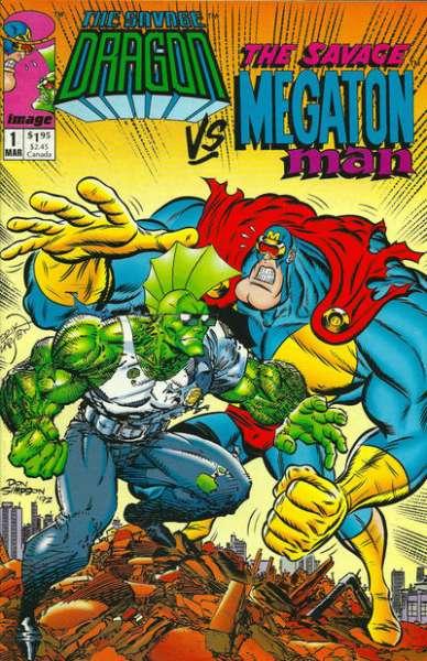 Savage Dragon (1992 series) vs. Savage Megaton Man #1, NM- (Stock photo)