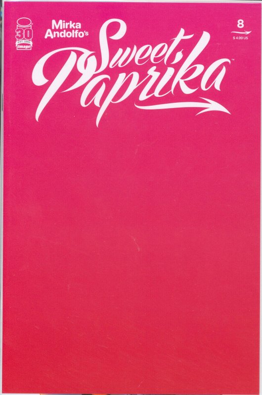 Sweet Paprika #8 Mirka Andolfo Hot Variant Image Comics 2022