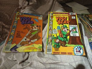 Yogi Bear 8 & 9 Marvel Comics 1979 Bronze Age Lot Collection Huckleberry Hound