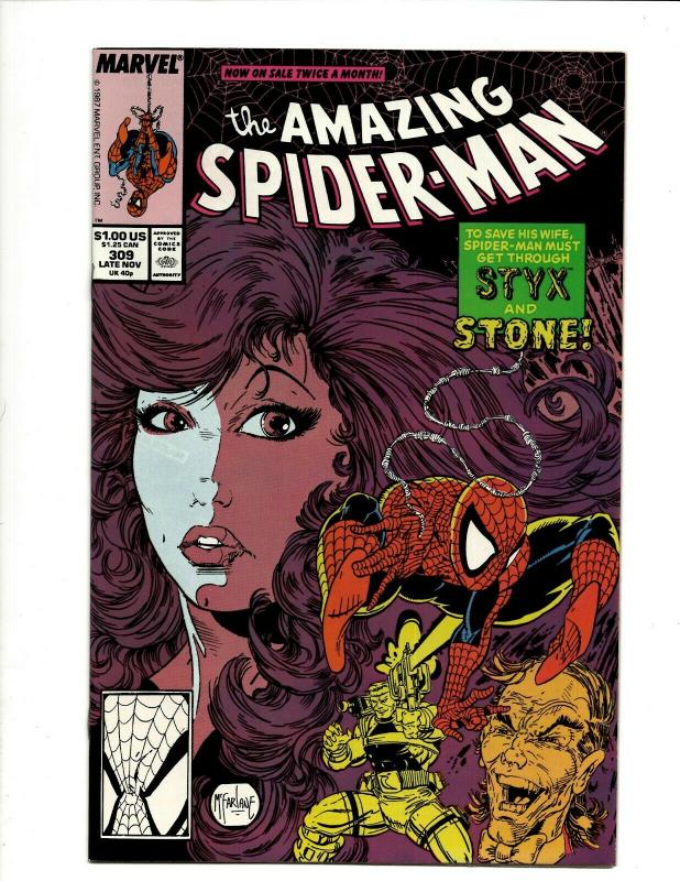Amazing Spider-Man # 309 NM Marvel Comic Book Venom Todd McFarlane DS4