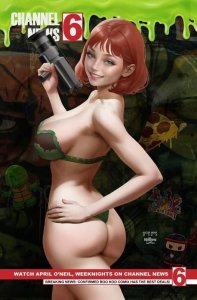April O'Neil Cosplay 6 Book Set Bear Claw Studios Bear Babes Preview TMNT