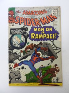 The Amazing Spider-Man #32 (1966) VG condition moisture damage
