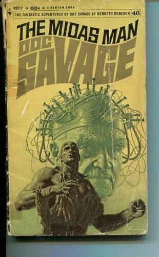 DOC SAVAGE-THE MIDAS MAN-#46-ROBESON-G-JAMES BAMA COVER G 