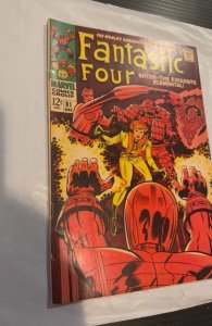 Fantastic Four #81 (1968) the exquisite elemental - crystal from inhumans
