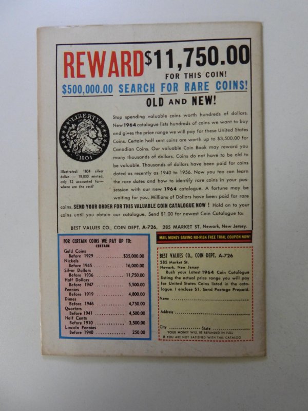 Challengers of the Unknown #36 (1964) FN- condition ink front cover