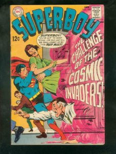 SUPERBOY #153 1969-NEAL ADAMS SILVER AGE COVER ART-RARE VG