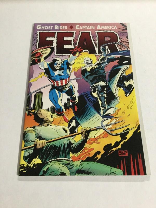 Fear Ghost Rider Captain America Nm Near Mint Marvel