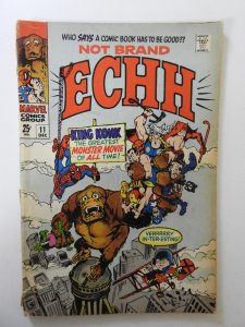 Not Brand Echh #11 (1968) GD/VG Condition 1 1/2 in spine split