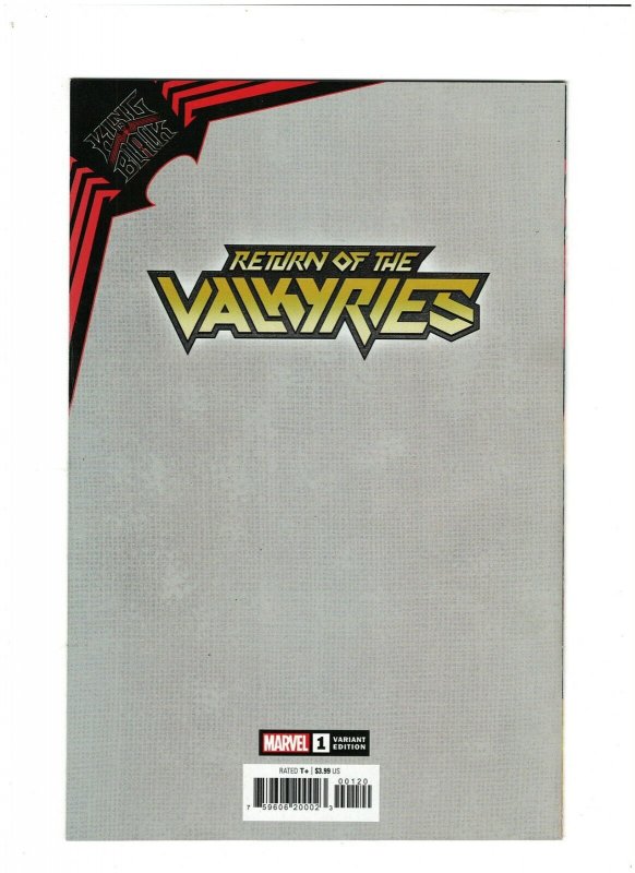 Return of the Valkyries #1 NM- 9.2 Marvel 2021 Jason Aaron King In Black Walmart 