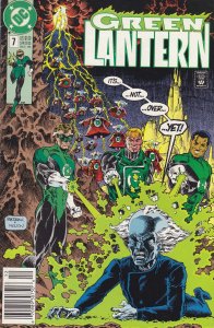 Green Lantern (3rd Series) #7 (Newsstand) FN ; DC | John Stewart Guy Gardner