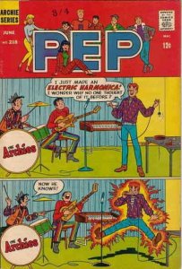 Pep #218 VG ; Archie | low grade comic June 1968 Electric Harmonica Cover