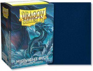 Dragon Shield Sleeves: Matte Midnight Blue (Box Of 100)