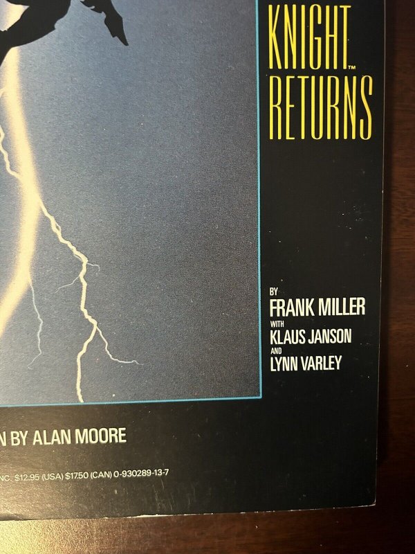 Batman The Dark Knight Returns TPB VF-NM DC Comics 1986 by Frank Miller 2nd Prnt