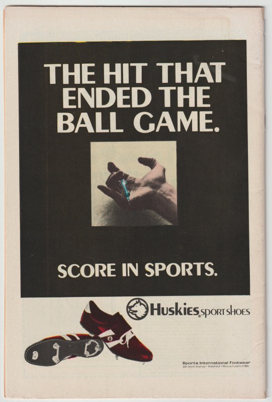 Shazam! #3 (Jun 1973, DC), VG condition (4.0), bizarre full page ad on back cvr