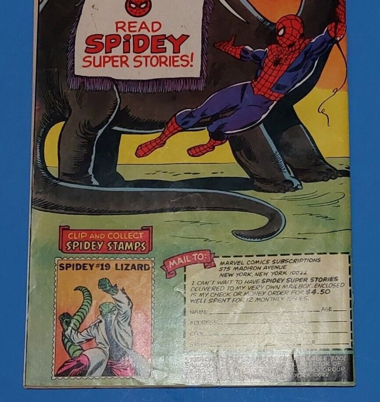 1978 Spidey Super Stories 36 Marvel Comics Lizard Lives VG-F Green Goblin