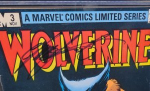 Wolverine #3 - Signed Chris Claremont (CGC Qual 9.0) 1982