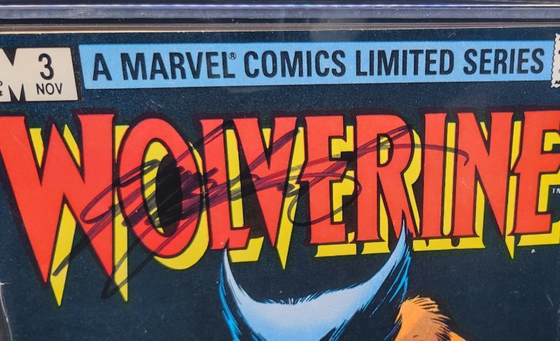 Wolverine #3 - Signed Chris Claremont (CGC Qual 9.0) 1982