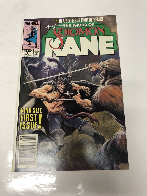 Solomon Kane (1985) # 1 (NM) Canadian Price Variant • CPV • Marvel • Macchio