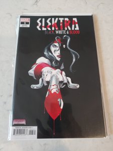 ELEKTRA BLACK,WHITE & BLOOD #3 VARIANT